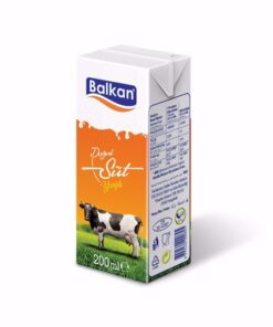 Balkan Tam Yağlı Süt 200 mL