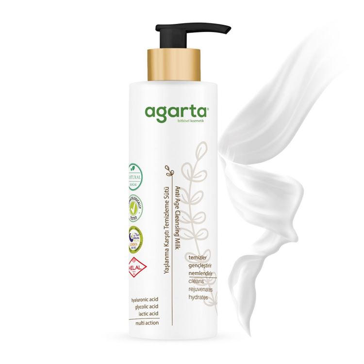 Agarta Yaşlanma Karşıtı Temizleme Sütü 225 mL
