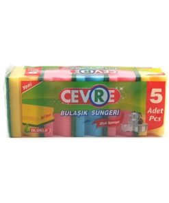 Çevre Oluklu Bulaşık Süngeri (5'li Paket)