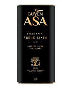 Güven Asa Erken Hasat Soğuk Sıkım Zeytinyağı Teneke 5 L