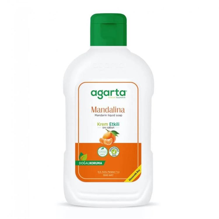 Agarta Doğal Mandalina Sıvı Sabun 1500 mL