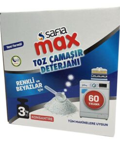 Safia Max Toz Çamaşır Makinesi Deterjanı 3 kg