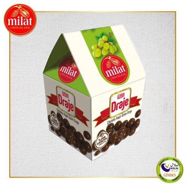 Milat Çikolata Kaplı Üzüm Draje 100 g