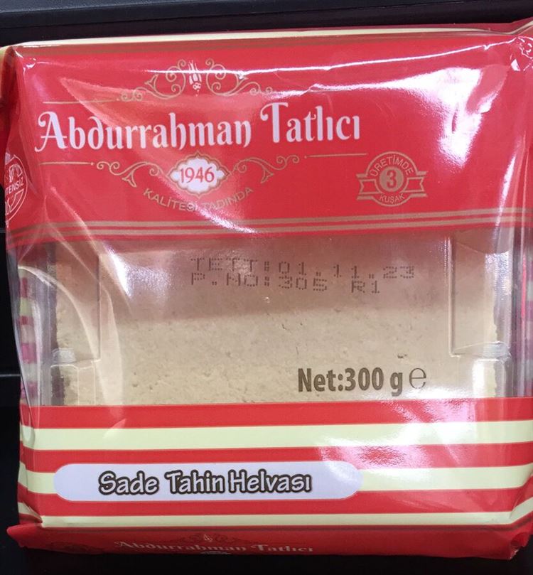 Abdurrahman Tatlıcı Sade Tahin Helvası 300 g