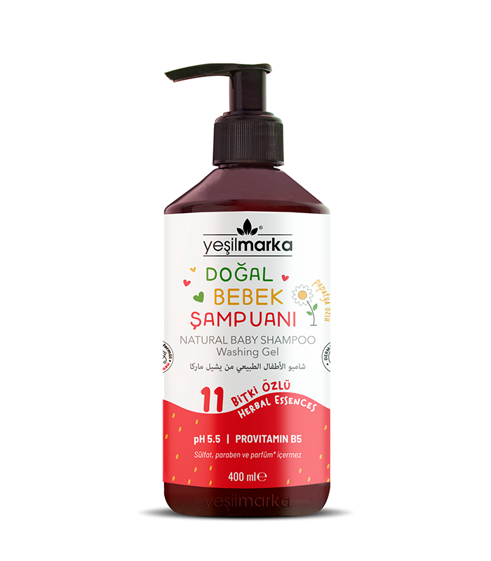 Yeşilmarka Bebek Şampuanı Çilek 400 mL