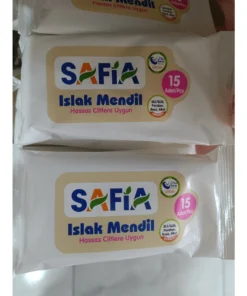Safia Cep Tipi Islak Mendil (15'li Paket)