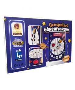 Moonbeavers Güneş Sistemimiz Eğitici Öğretici Okula (Fen Bilimleri) Katkı Sağlayan Ahşap Sağlıklı Oyuncak