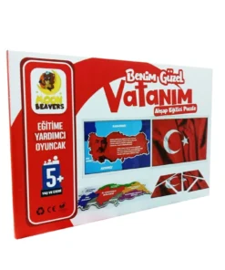 Moonbeavers Benim Güzel Vatanım Ahşap Eğitici Oyuncak