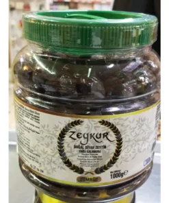 Zeykur Doğal Siyah Yağlı Salamura Zeytin Zümrüt 1 kg