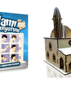 Moonbeavers Abdest Öğreten Yapboz Erkek + Moonbeavers Demonte Cami Maketi