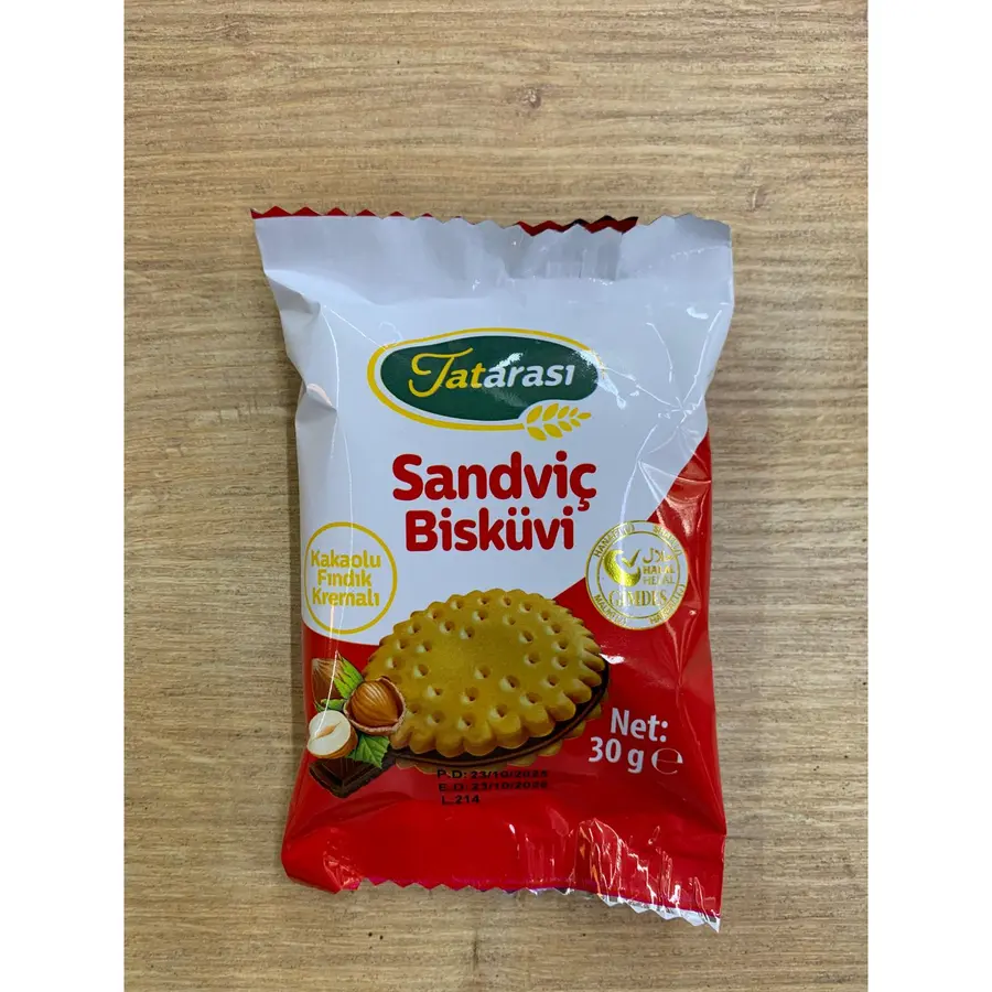 Tatarası Sandviç Bisküvi 30 g