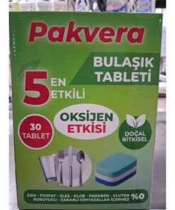 Pakvera Bulaşık Tableti (30'lu Paket)