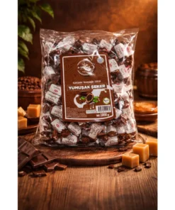 Ünsiyet Kakao Aromalı Tereyağlı Sütlü Yumuşak Şeker 1 kg