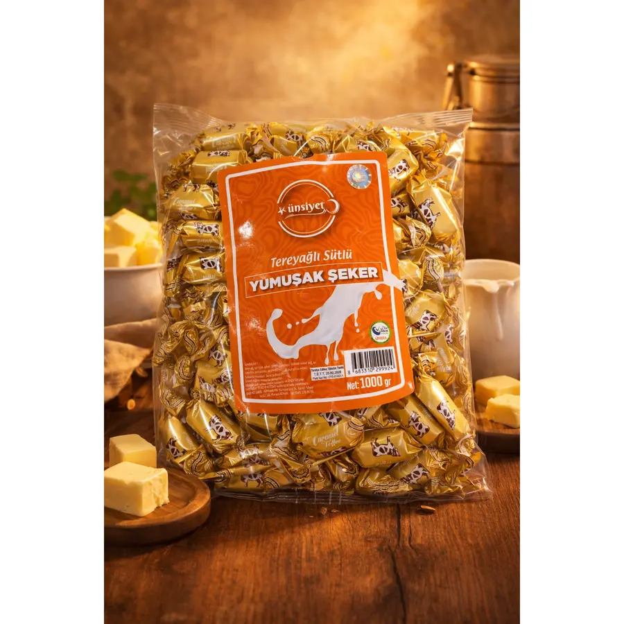 Ünsiyet Tereyağlı Yumuşak Şeker 1 kg