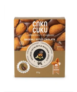 Çuku Çuku Tablet Bademli Sütlü Çikolata 85 g