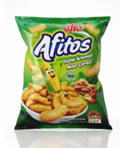 Afitos Yer Fıstıklı Aromalı Mısır Çerezi 50 g