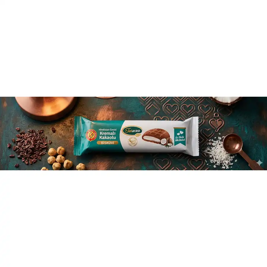 Tatarası Hindistan Cevizi Kremalı Kakaolu Bisküvi 40 g