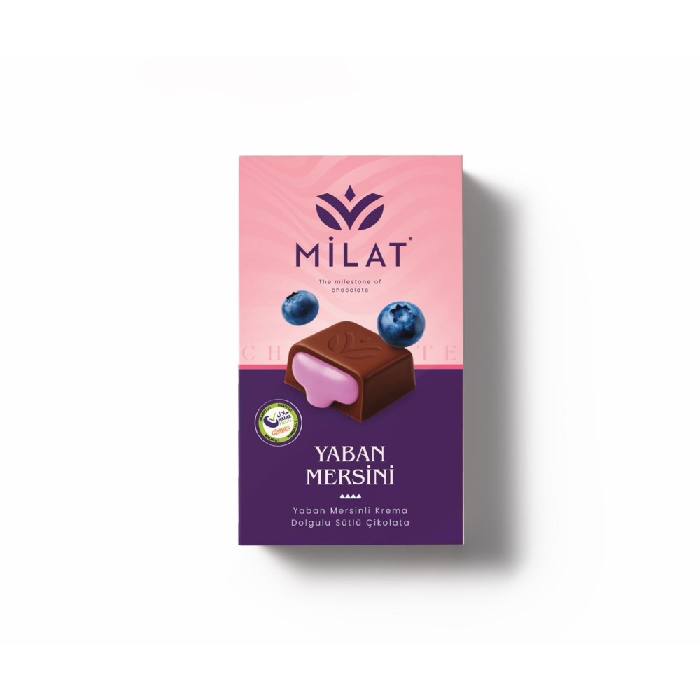 Milat Yaban Mersini Dolgulu Sütlü Çikolata 60 g