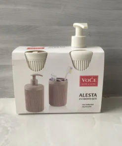 Voce Alesta Sıvı Sabunluk ve Diş Fırçalık Seti (2'li Paket)