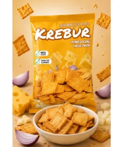 Krebur Peynir Soğanlı Çıtır Kraker 100 g