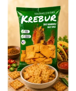 Krebur Taco Baharatlı Çıtır Kraker 100 g