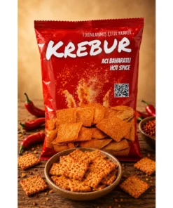 Krebur Acı Baharatlı Çıtır Kraker 100 g