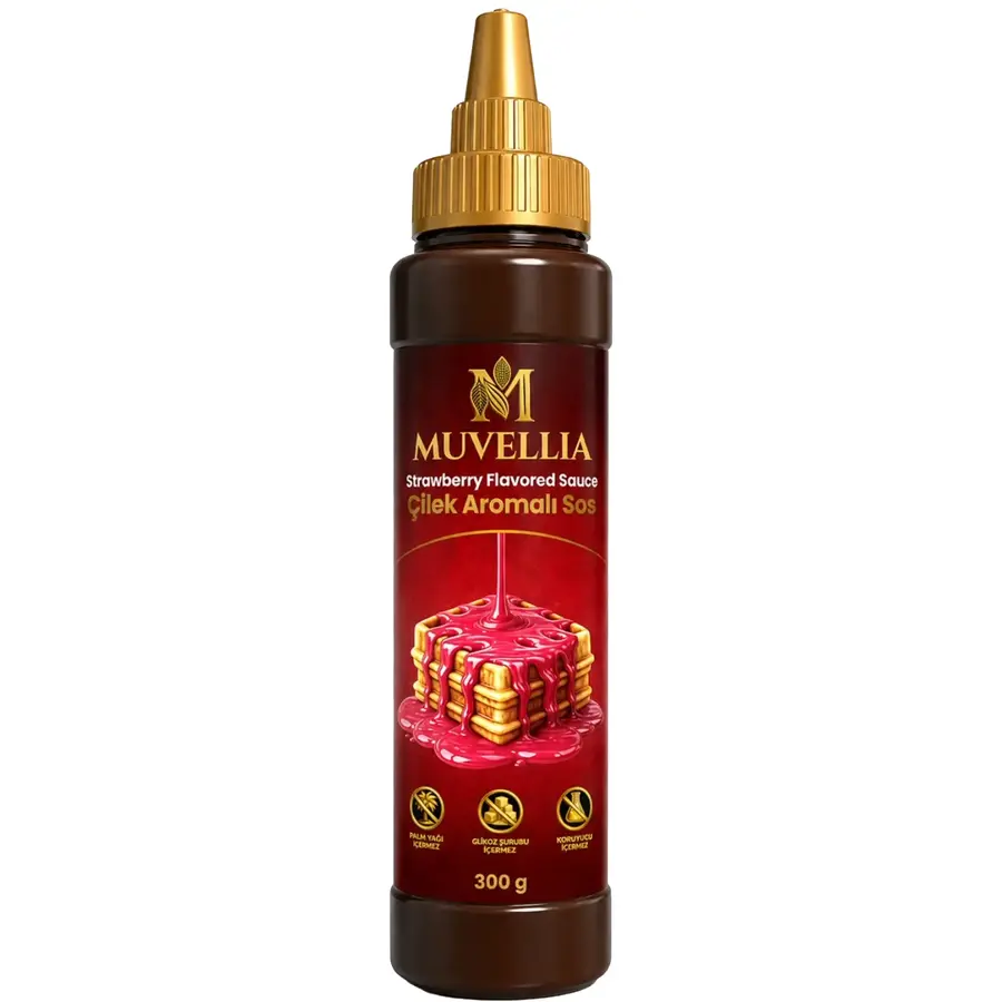 Muvellia Çilek Aromalı Sosu 300 g