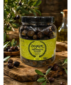 Zeykur Doğal Siyah Yağlı Salamura Zeytin Yakut 1 kg