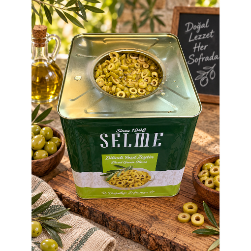 Selme Dilimli Yeşil Zeytin 250 g