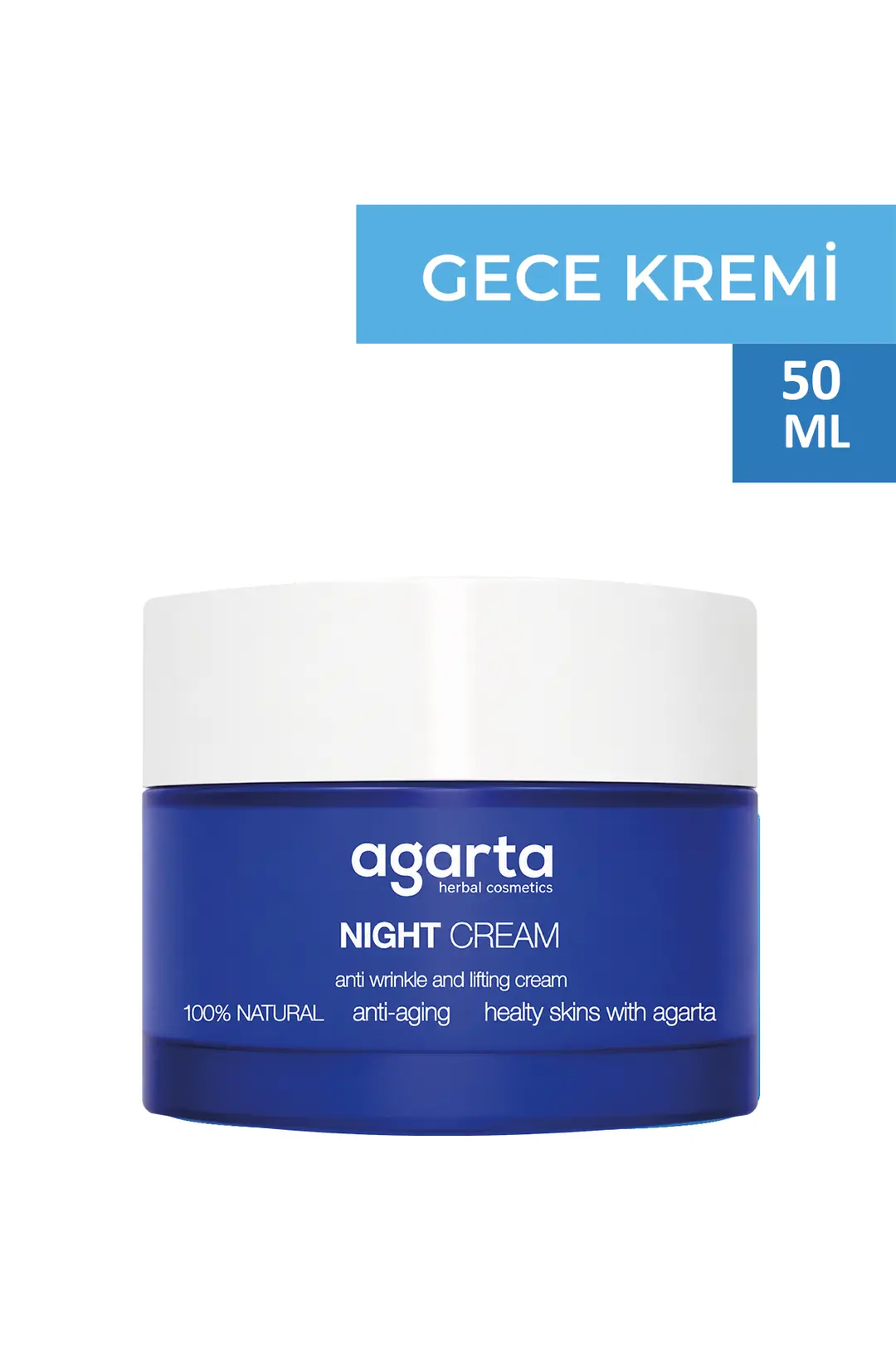 Agarta Doğal Gece Kremi 50 mL