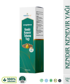 Apideva Kendir Kenevir Tohumu Yağı Soğuk Sıkım 250 mL