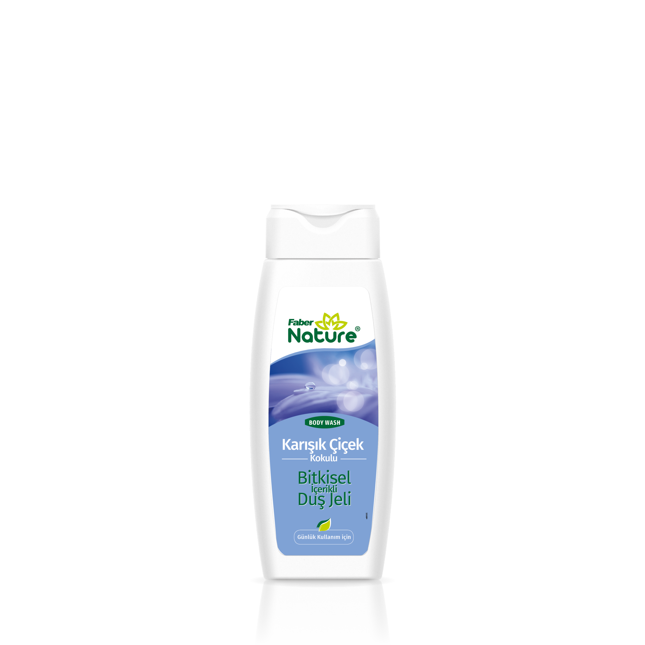 Faber Nature Duş Jeli Touch - Karışık Çiçek Özleri ve Doğal Nemlendirici İçeren Bitkisel İçerikli Duş Jeli 400 mL