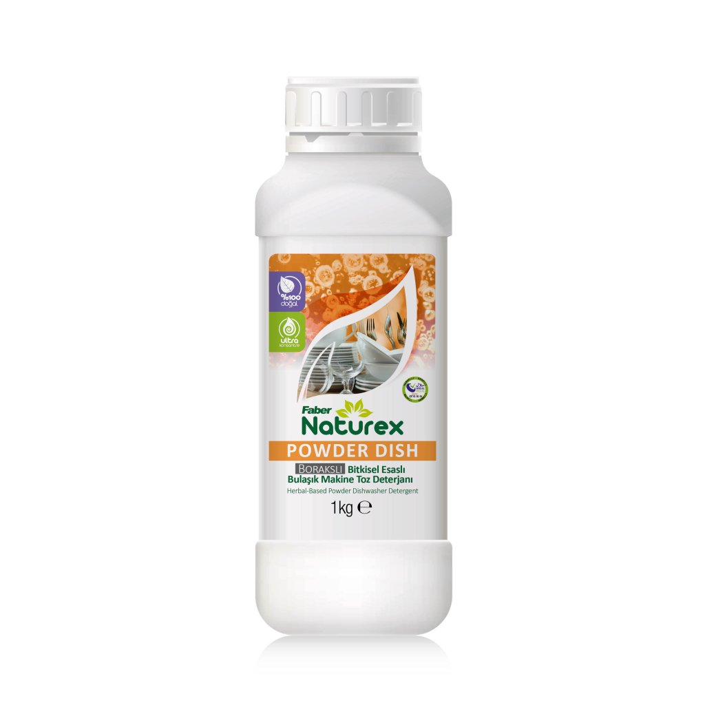 Faber Naturex Powder Dish - Bitkisel Esaslı Toz Bulaşık Makinalar için Temizleyici 1000 g