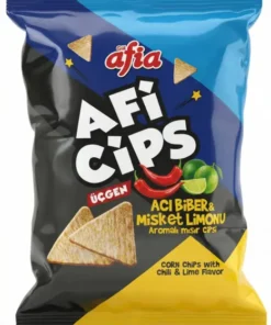 Afia Aficips Acıbiber Misket Limonlu Mısır Cips 40 g