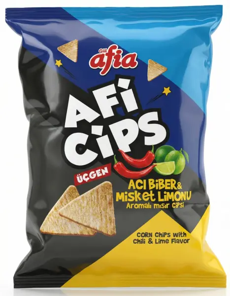 Afia Aficips Acıbiber Misket Limonlu Mısır Cips 40 g