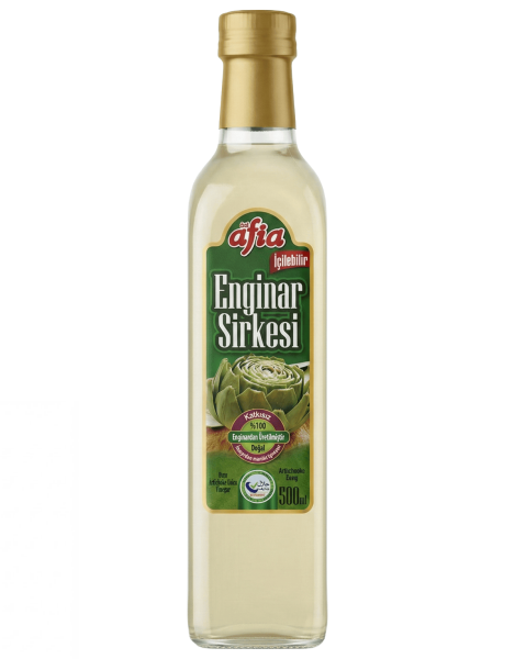 Afia Enginar Sirkesi Cam Şişe 500 mL