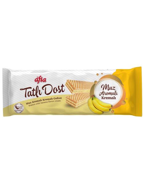 Afia Tatlı Dost Muz Kremalı Gofret 140 g