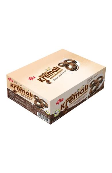 Afia Vanilya Kremalı Kakaolu Sandviç Bisküvi 400 g