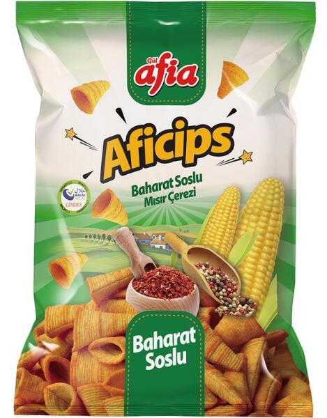 Afia Aficips Baharatlı Mısır Cips 50 g