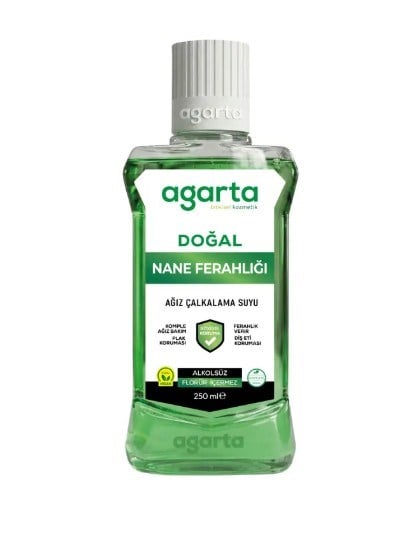 Agarta Ağız Bakım Suyu Ferah Nefes Alkolsüz 250 mL