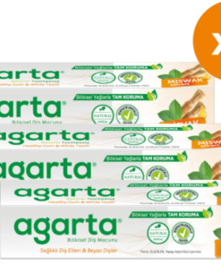 Agarta Doğal Misvak Özlü Diş Macunu 100 mL (3 adet)