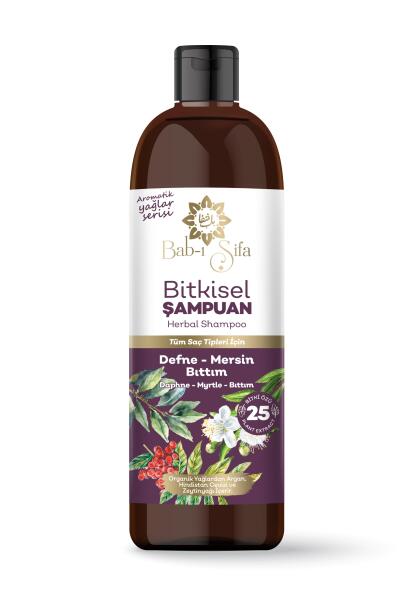 Bab-ı Şifa Bitkisel Defne Mersin Bıttım Şampuan 400 mL