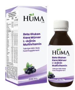 Huma Beta Glukan Kara Mürver L-Arjinin Multivitamin 200 mL