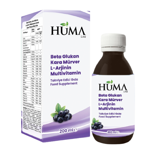 Huma Beta Glukan Kara Mürver L-Arjinin Multivitamin 200 mL