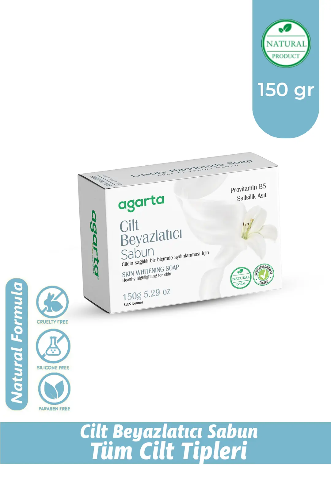 Agarta Cilt Beyazlatıcı Sabun 150 g