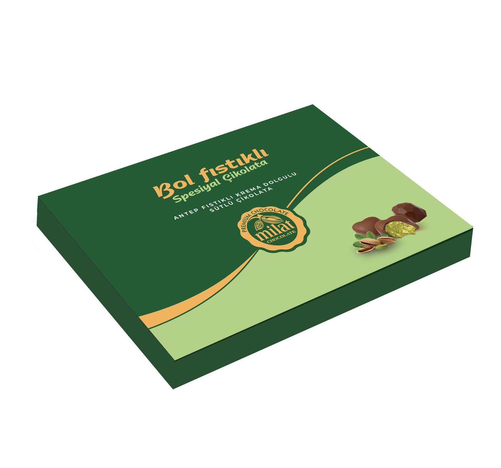 Milat Bol Antep Fıstık Dolgulu Special Çikolata 240 g