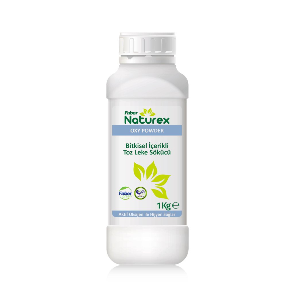 Faber Naturex Oxy Powder - Bitkisel İçerikli Oksijen Bazlı Toz Çamaşır Leke Sökücü 1000 g