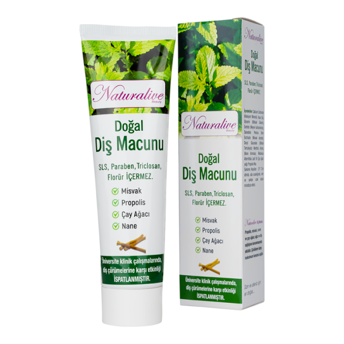 Naturalive Doğal Diş Macunu 100 mL (140 g)
