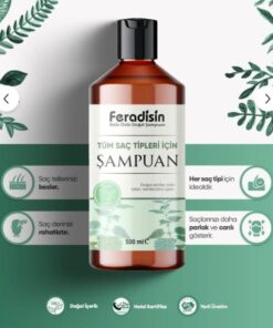 Feradisin Tüm Saç Tipleri İçin Bitkisel Şampuan 500 mL