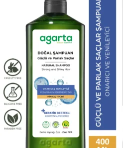 Agarta Güçlü ve Parlak Saçlar İçin Şampuan 400 mL